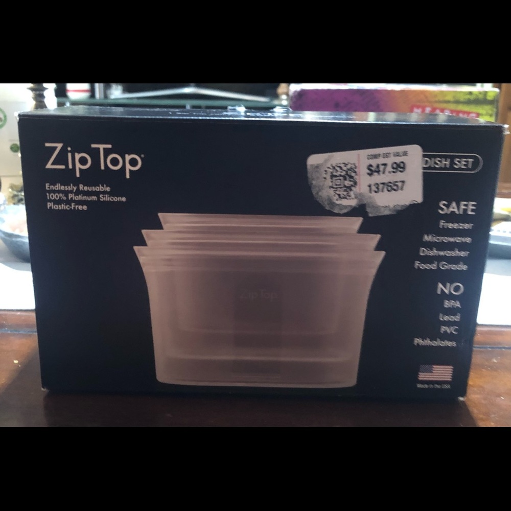 Zip Top reusable bags